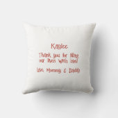 ベビーガールズファーストバレンタインデー クッション (裏面)