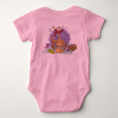 ベビーガールズボディスーツ ベビーボディスーツ (裏面)