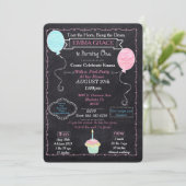 ベビーガールズワンイヤーパーティの招待状 招待状 (スタンド正面)