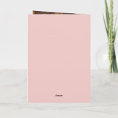 ベビーガールズ初めてのクリスマス写真** シーズンカード (裏面)