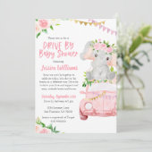 ベビーガールズ用ベビーシャワー招待状 招待状 (スタンド正面)