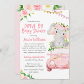 ベビーガールズ用ベビーシャワー招待状 招待状 (正面/裏面)