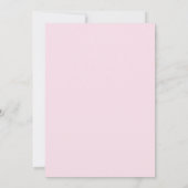 ベビーガールズ用ベビーシャワー招待状 招待状 (裏面)