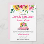 ベビーガールズ用ベビーシャワー招待状 招待状 (正面/裏面)