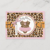 ベビーガールチータープリントツトゥオムツラッフルチケット エンクロージャーカード (裏面)