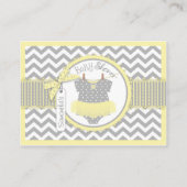 ベビーガールツチュオムツラッフルチケット エンクロージャーカード (裏面)