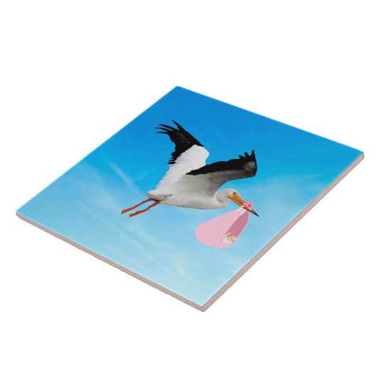 ベビーガールデリバリーセラミックタイル タイル (側面)