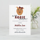 ベビーガールドッグマルーンベビー 案内状 (スタンド正面)