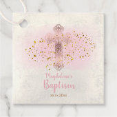 ベビーガールバプテスマ聖十字架 フェイバータグ (正面)