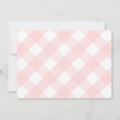 ベビーガールバプテスマ誕生日シックBoxwoodモノグラム サンキューカード