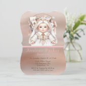 ベビーガールバラ金ゴールドバプテスマ 招待状 (スタンド正面)