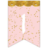 ベビーガールパーソナライズされた子供部屋ルームネームペナント バンティングフラッグ (第2の旗)