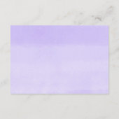 ベビーガールパープルバルーンユーカリの本 エンクロージャーカード (裏面)
