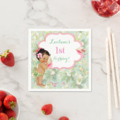 ベビーガールビキニトロピカルルアウ（ハワイ式宴会）ハワイアンナプキンス スタンダードカクテルナプキン (インサイチュ)