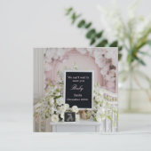 ベビーガールピンクのフローラ妊娠の発表 シーズンカード (スタンド正面)