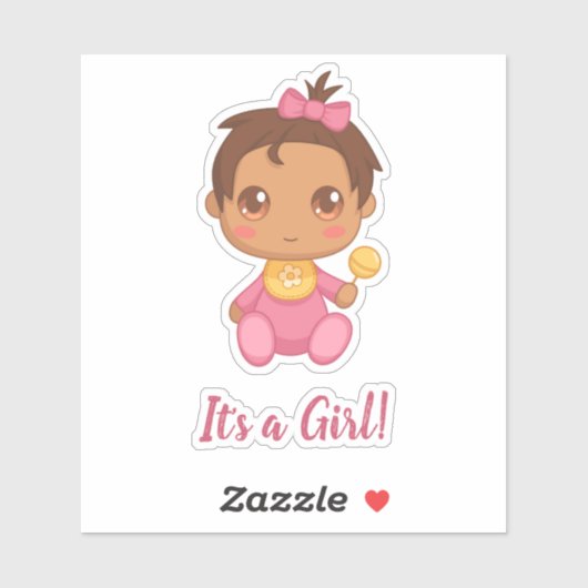 ベビーガールピンクジャンプスーツ シール (シート)