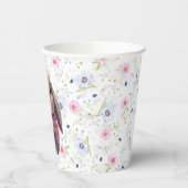 ベビーガールピンクバニーフローラ紙カップ 紙コップ (左)