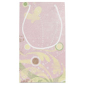 ベビーガールピンク抱き枕 スモールペーパーバッグ (裏面)