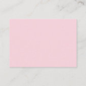 ベビーガールピーインアポッドガーデンおむつラッフルチケット エンクロージャーカード (裏面)