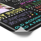 ベビーガールファースト誕生日ポスター ポスター (角)