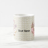 ベビーガールファースト・シューズ コーヒーマグカップ (中央)