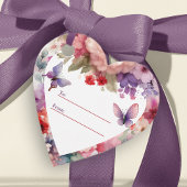 ベビーガールフェアリー最初の誕生日ハートギフトラベル フェイバータグ