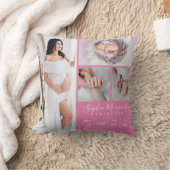 ベビーガールフォトキープサムピンク装飾用クッション クッション (ブランケット)