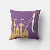 ベビーガールプリンセス誕生統計ピロー クッション (裏面)