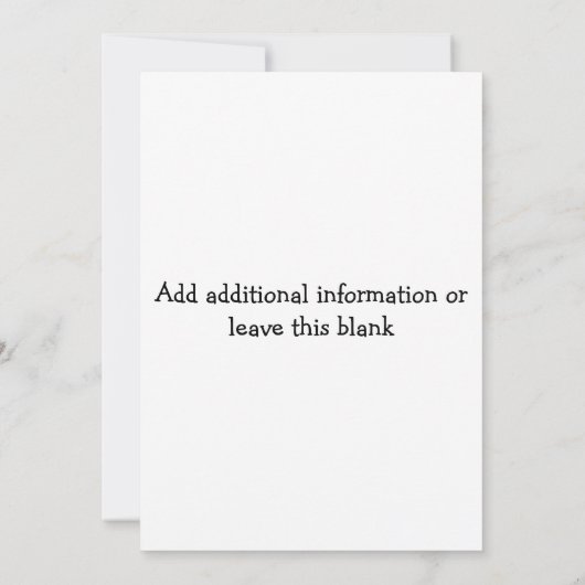 ベビーガールベビー発表生まれたばかりの 案内状 (裏面)