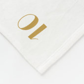 ベビーガールマイルストーン毎月ベビーブランケット フリースブランケット (角)