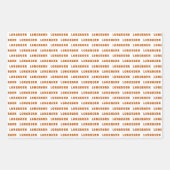 ベビーガールロングホーン焼きオレンジ ラッピングペーパーシート (正面3)