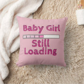 ベビーガールローディング – 5ヶ月 クッション (ブランケット)