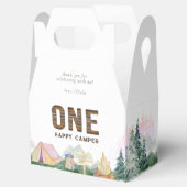 ベビーガールワンハッピーキャンパー誕生日 フェイバーボックス (オープン)