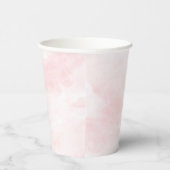 ベビーガール先住民ボホフェザー赤面ピンクアクア 紙コップ (右)