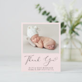 ベビーガール写真ピンクお誕生日おめでとう (スタンド正面)