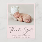 ベビーガール写真ピンクお誕生日おめでとう (正面)