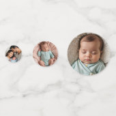 ベビーガール写真名カスタムベビー コンフェッティ (正面)