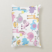 ベビーガール動物 アクセントクッション (正面(垂直))