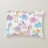 ベビーガール動物 アクセントクッション (裏面)