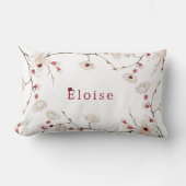 ベビーガール名ラディバグフローラ ランバークッション (正面)