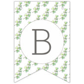 ベビーガール図解入りの、写真付きのベイビーシャワー バンティングフラッグ (第3の旗)