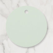 ベビーガール妖精シャワーフローラフォレストありがとう フェイバータグ (裏面)