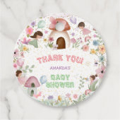 ベビーガール妖精シャワーフローラフォレストありがとう フェイバータグ (正面)