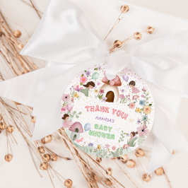 ベビーガール妖精シャワーフローラフォレストありがとう フェイバータグ