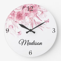 ベビーガール子供部屋オランダアートピンクウォーターカラーフローラ