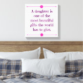 ベビーガール子供部屋キャンバスアート引用文ベビーガール引用文 キャンバスプリント (インサイチュ (寝室))