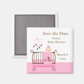 ベビーガール子供部屋 マグネット (正面/裏面)