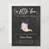 ベビーガール幽霊ハロウィーンシャワーリトルブー 招待状 (正面)