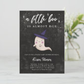 ベビーガール幽霊ハロウィーンシャワーリトルブー 招待状 (スタンド正面)