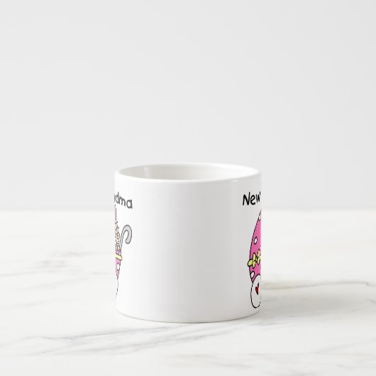 ベビーガール新おばあちゃんプレゼント エスプレッソカップ (正面)